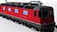 3D sbb re 6-6 - swiss electric locomotive