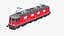 3D sbb re 6-6 - swiss electric locomotive