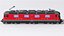 3D sbb re 6-6 - swiss electric locomotive