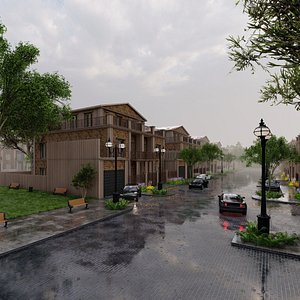 3D Villa compound Lumion with SketchUp