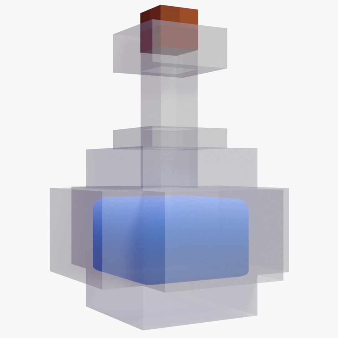 Minecraft Potion 3D model - TurboSquid 1927654