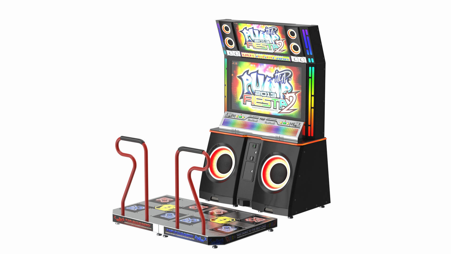 Pump It Up Fiesta 2 Arcade Dance Machine 3D - TurboSquid 1740799
