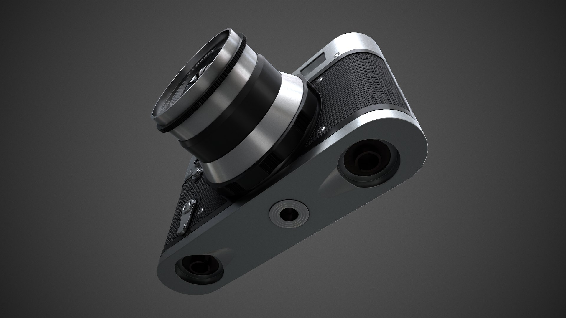 FED - 3 Camera 3D Model - TurboSquid 1848083