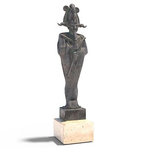 3D Osiris statue