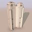 jumeirah beach residence apartment building 3D