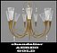 chandelier AEREO GOLD 711093