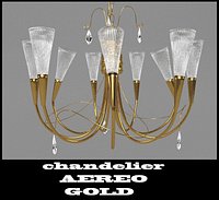 chandelier AEREO GOLD 711093
