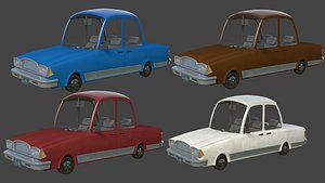 cartoon car 3D model