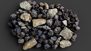 3D concrete debris pile ruins pt2 PBR photogrammetry