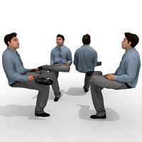 3d Model - Business Male #7a
