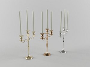 obj candlestick candle