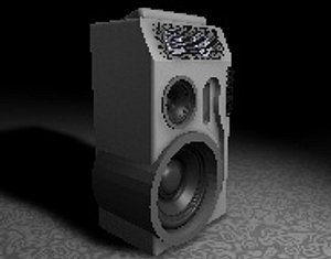 free c4d model speaker