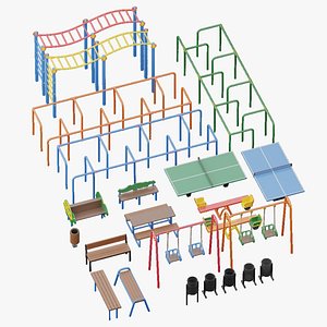 3D Playground and Park Furniture Pack(1)