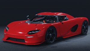 2023 Koenigsegg CC850 3D Model Analog Revival 50th Anniversary Masterpiece