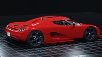 2023 Koenigsegg CC850 3D Model  Analog Revival 50th Anniversary Masterpiece