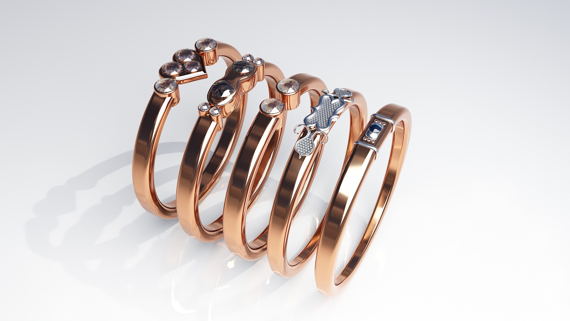 3D 5 Rings - TurboSquid 2060962