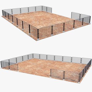 3D Private House Construction Site model