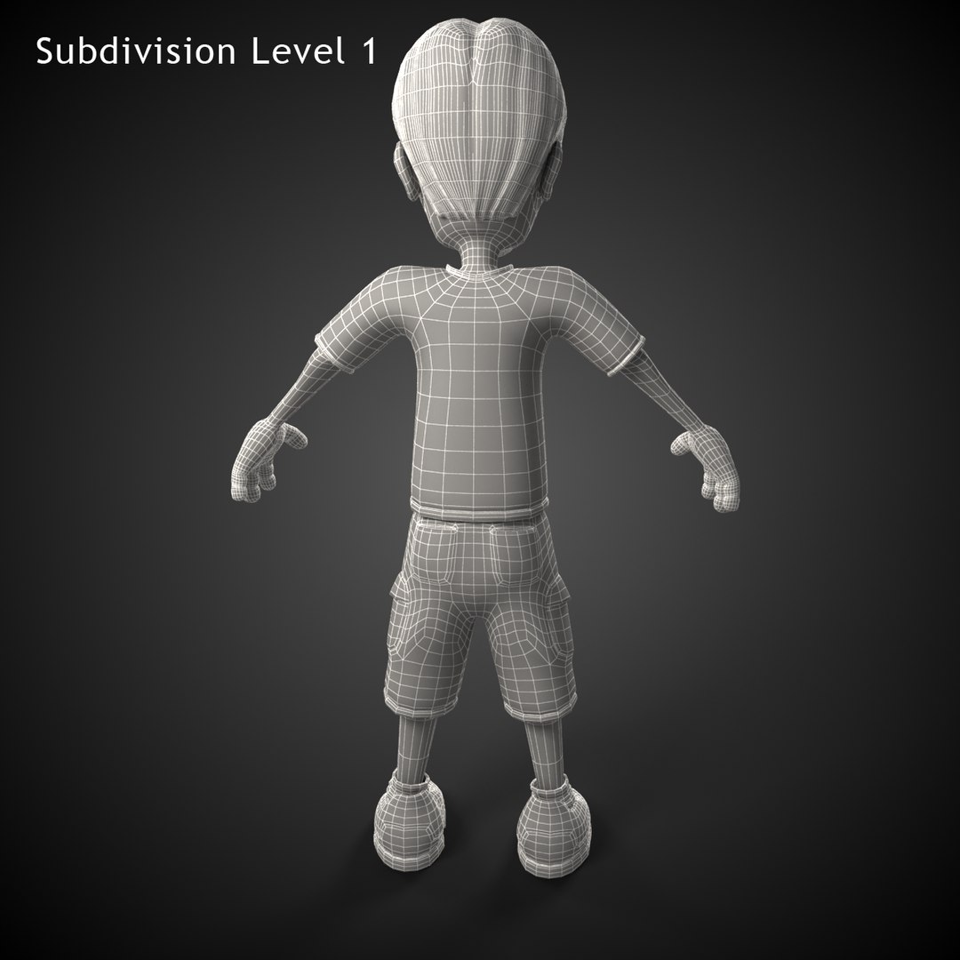 Character V-ray Rig 3d 3ds