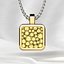 3D Beautiful Cubic Shape Gold Pendant model