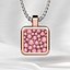 3D Beautiful Cubic Shape Gold Pendant model