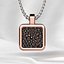 3D Beautiful Cubic Shape Gold Pendant model