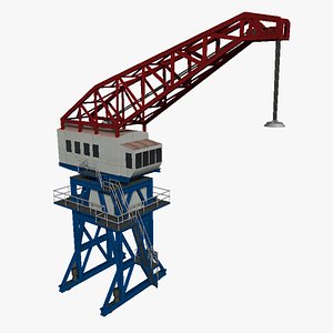 3D harbour crane