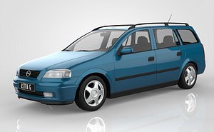 Opel Astra G Station Wagon 3D model
