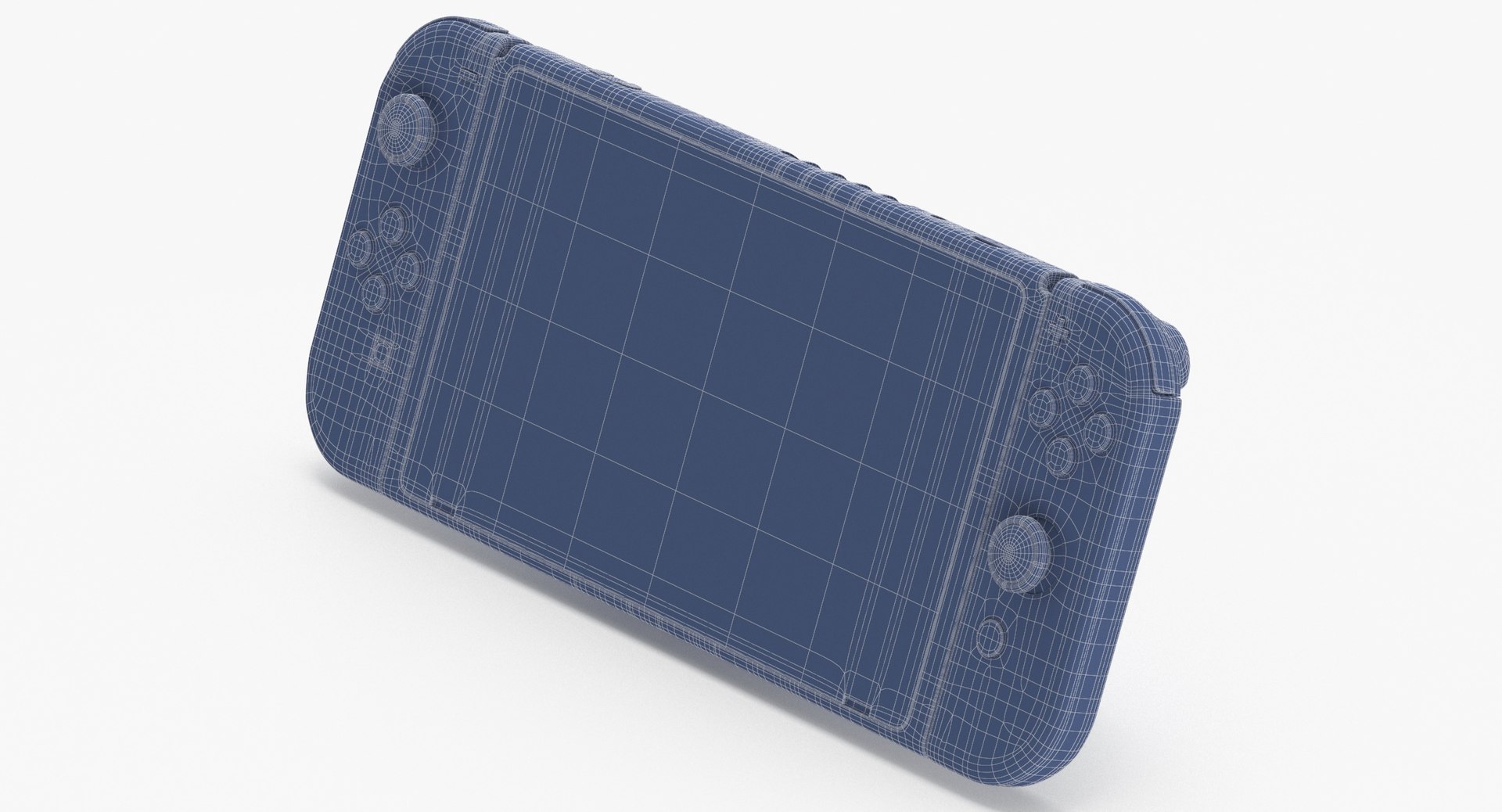 Nintendo Switch Console Controllers Blank and Generic Box 3D model