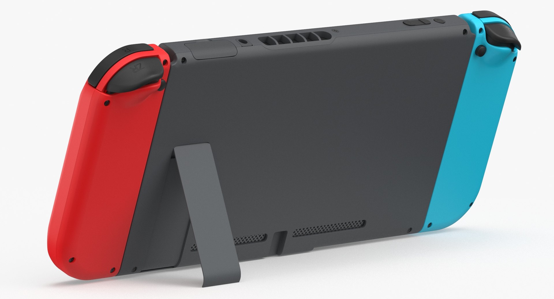 Nintendo Switch Console Controllers Blank and Generic Box 3D model