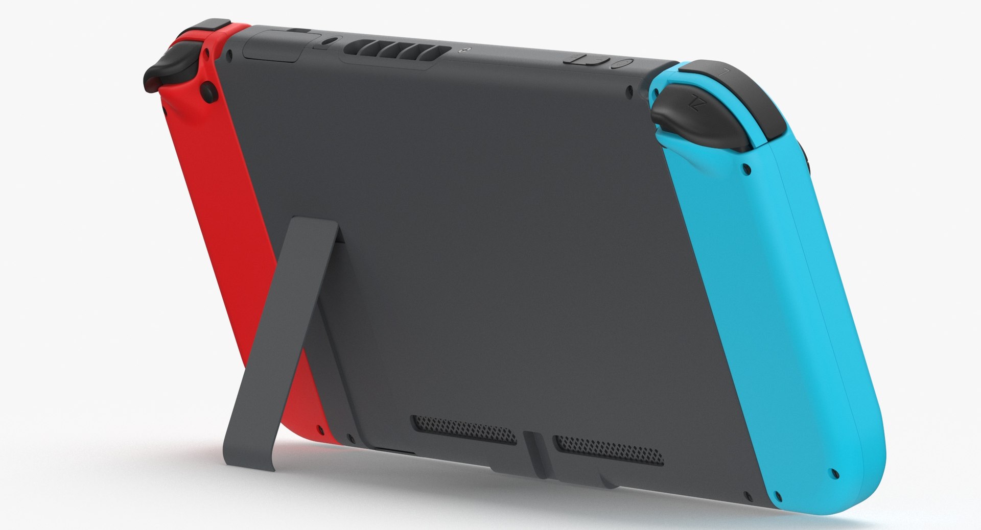 Nintendo Switch Console Controllers Blank and Generic Box 3D model