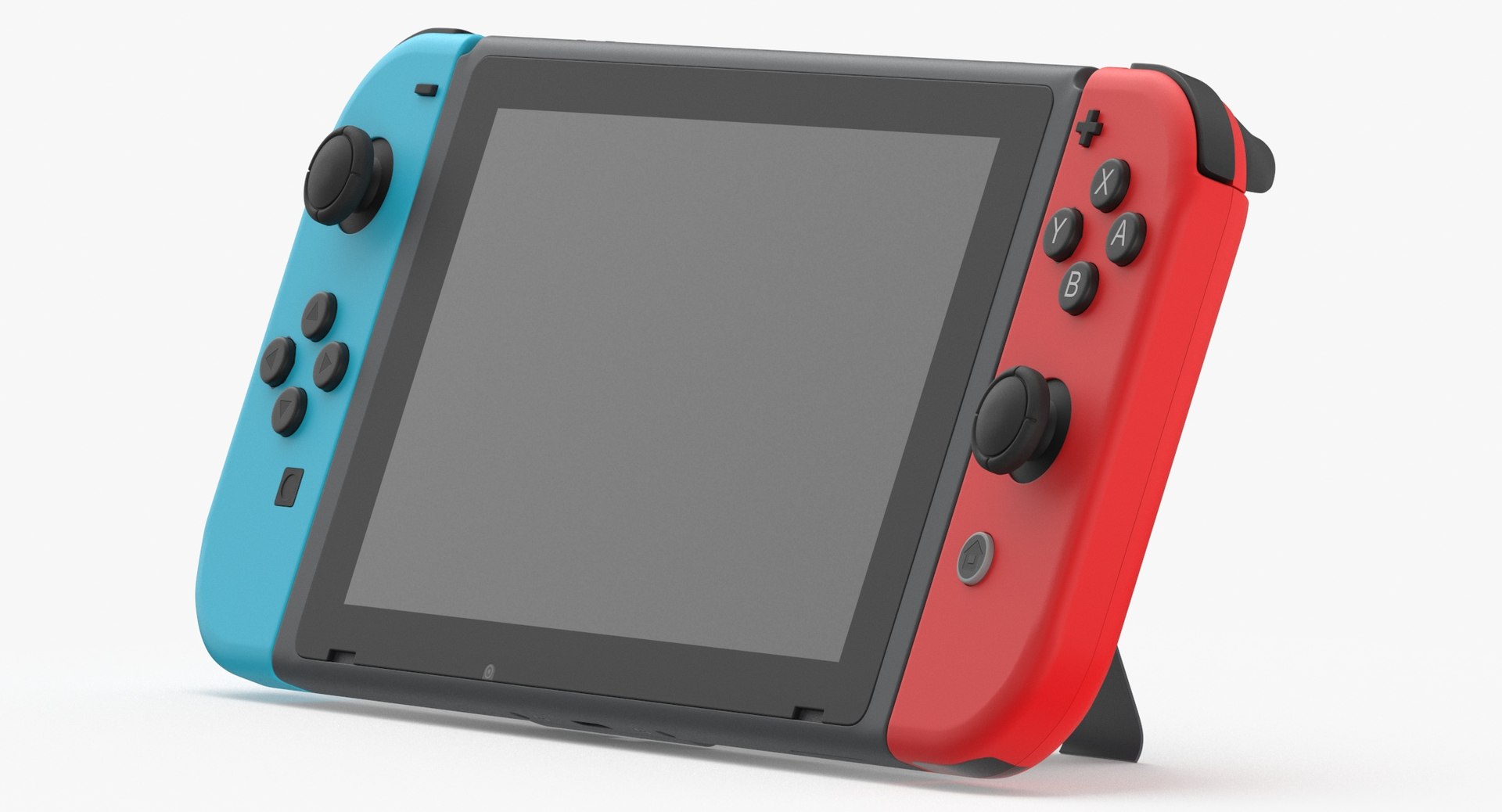 Nintendo Switch Console Controllers Blank and Generic Box 3D model