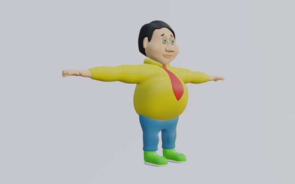 Fat man 3D model - TurboSquid 1954537