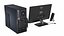 3D model Office and Gaming Desktop Computer