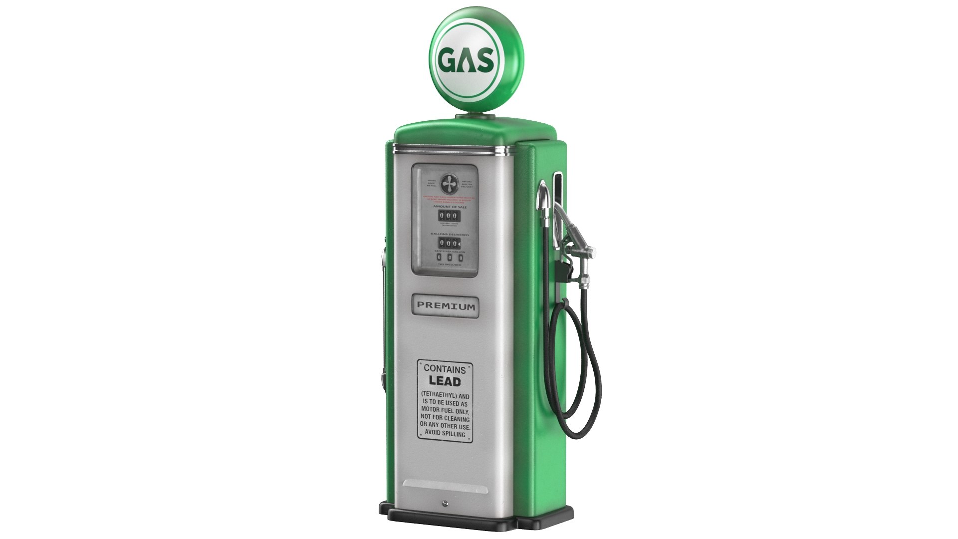 Detailed Two Fuel Gas Pump Model TurboSquid 2019960