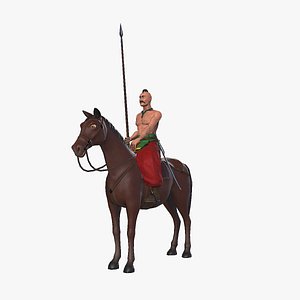 Ukrainian cossack-rider model