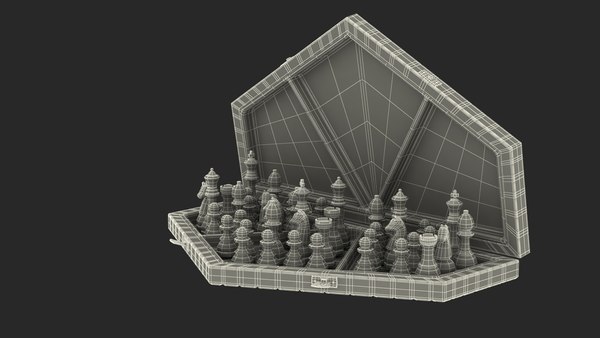 modelo 3d Juego de ajedrez para tres jugadores abierto - TurboSquid 2025446