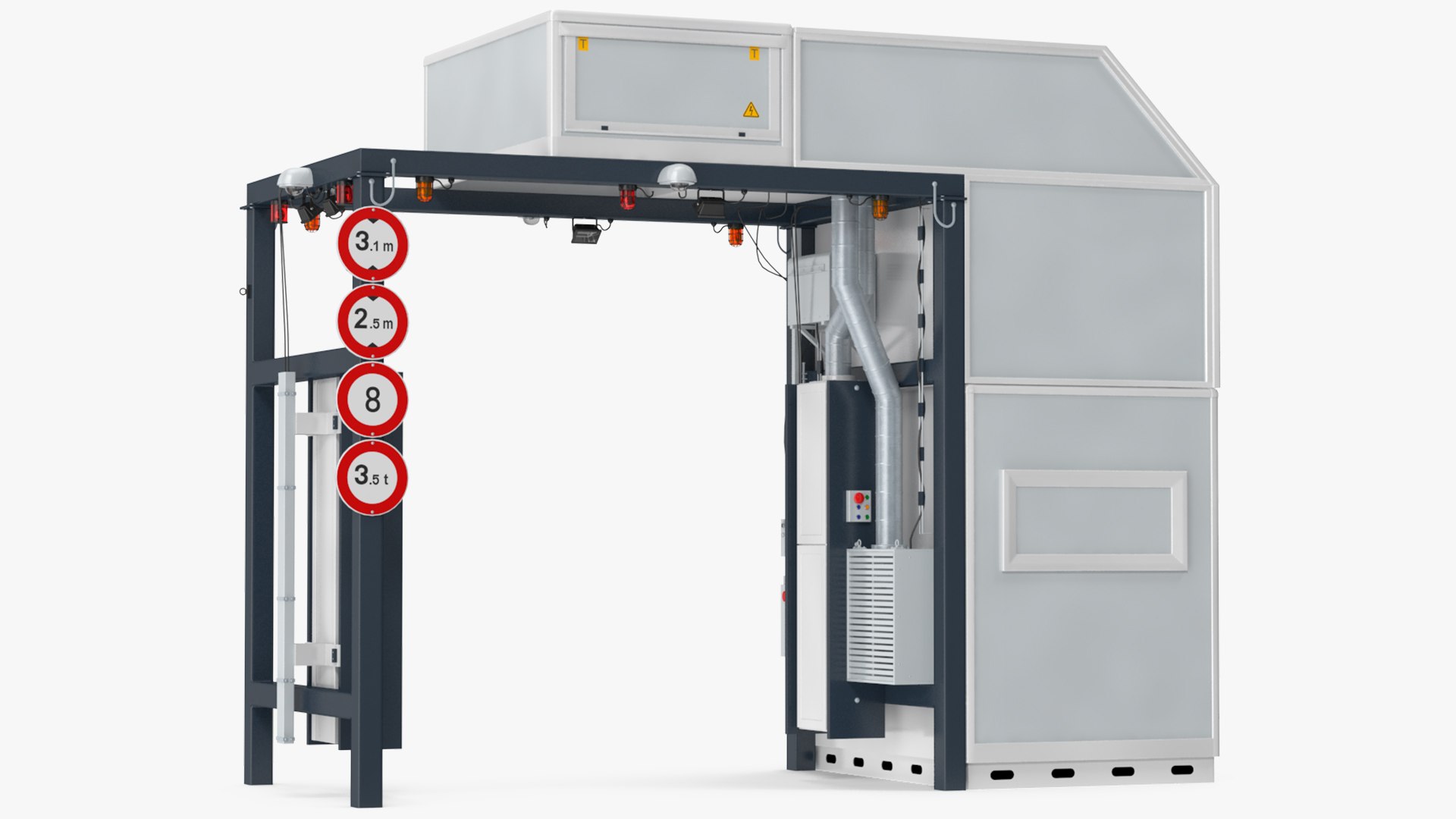 Cargo and Vehicle Inspection Scanner 3D model - TurboSquid 1771812