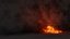 Simulation Flame Hitting Wall VDB Animated for Blender