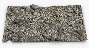 beach rocky surface 2 3d max