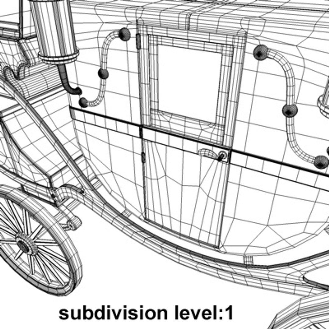 Car Carrozza 3d Model