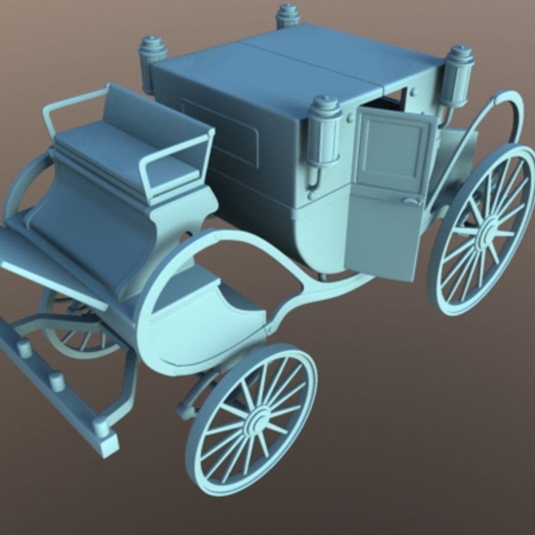Car Carrozza 3d Model