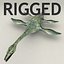 3d plesiosaurus rigged model