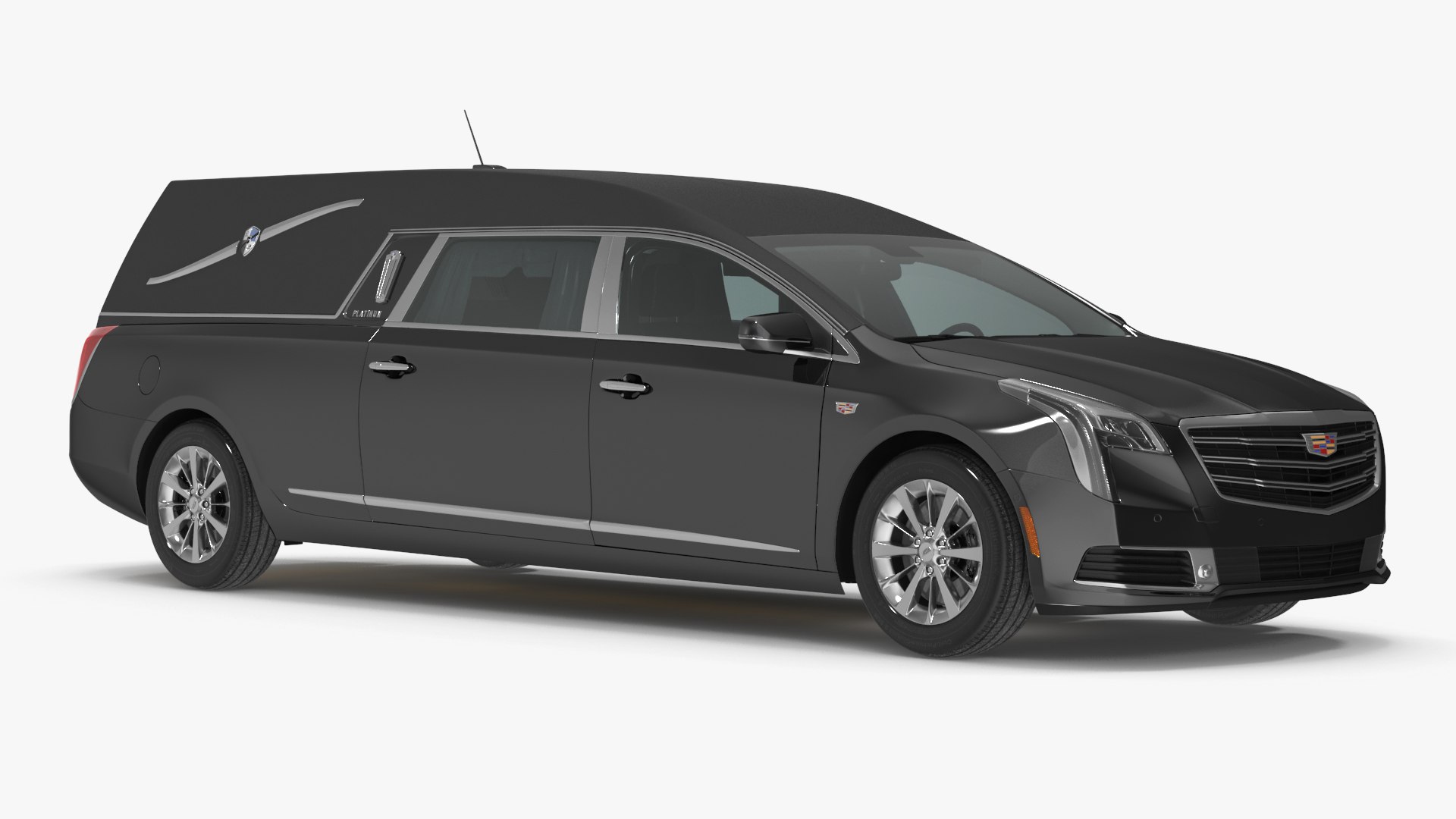 Cadillac Platinum Phoenix Hearse 2019 Simple Interior 3D model preview