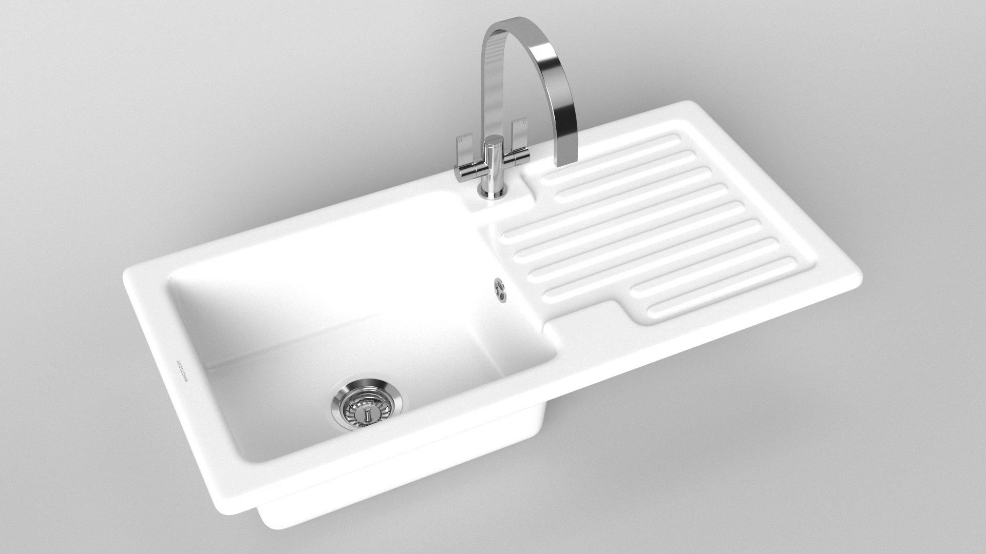 3D Rangemaste Ceramic Sink Model TurboSquid 2007704