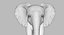 Bebê de elefante africano costurado