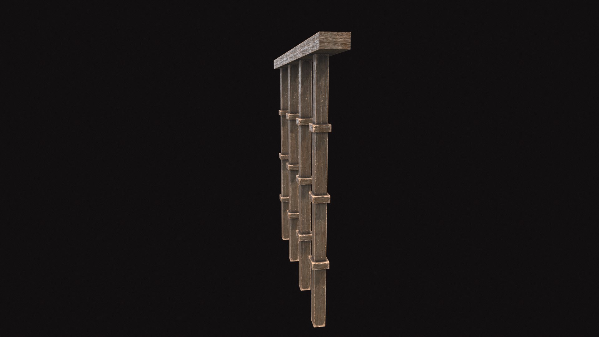 Medieval Railing 01 3D Model - TurboSquid 2321117