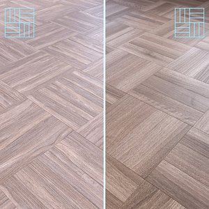 3D Parquet - Laminate - Wooden floor 2 in 1 model