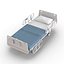 3d 3ds hospital bed