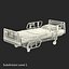 3d 3ds hospital bed