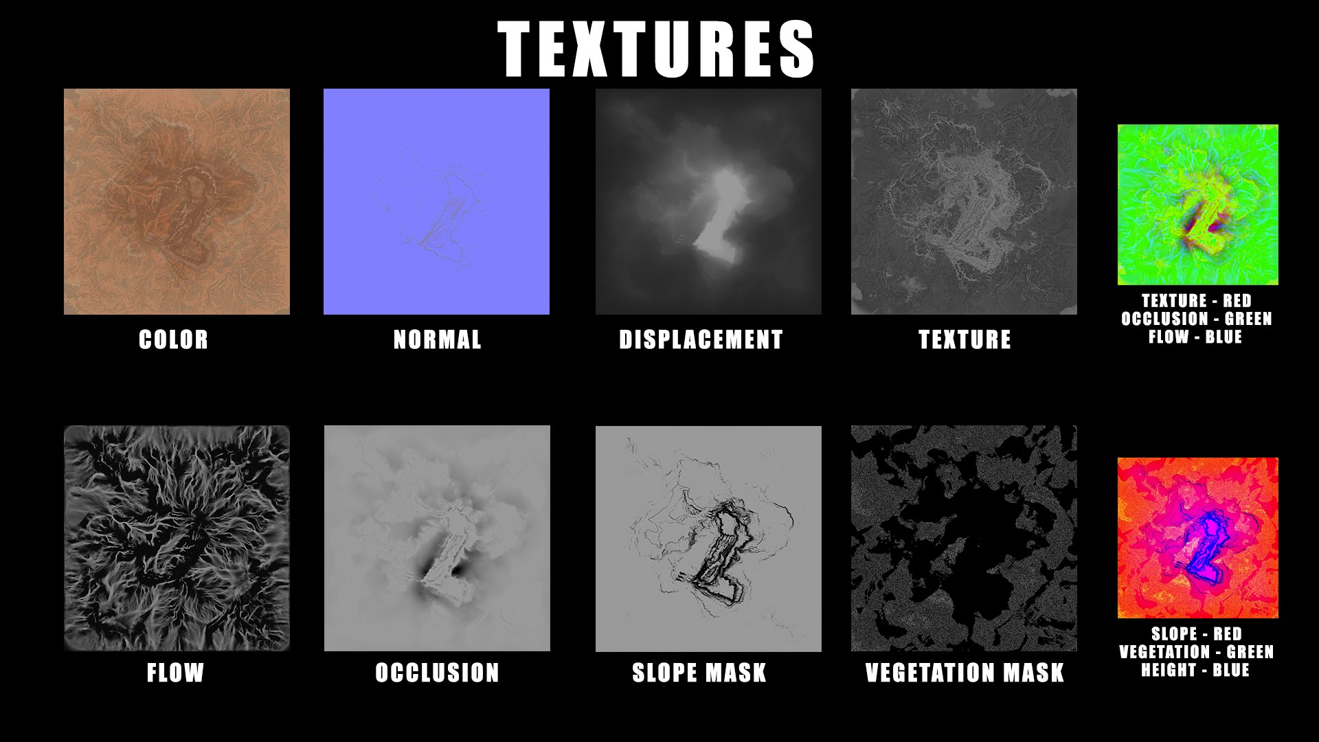 Desert Plateau Version 7 3D - TurboSquid 2112171